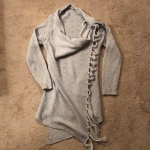 Side button sweater